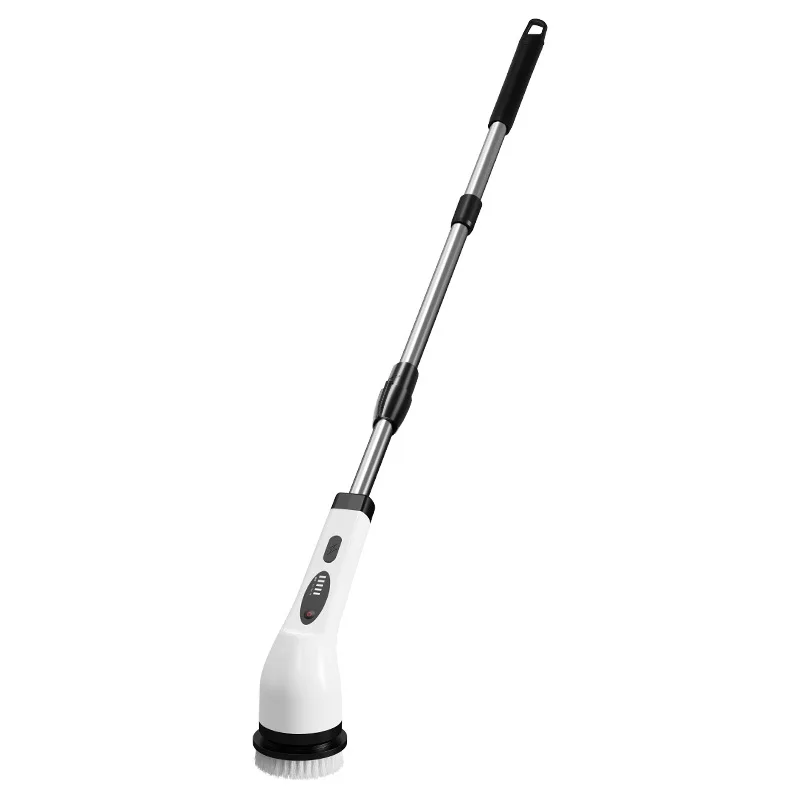 Multi-Use Cordless Electric Cleaning Brush Featuring 9 Brush Heads 3 Speed Settings and Compact Vertical Storage Capability