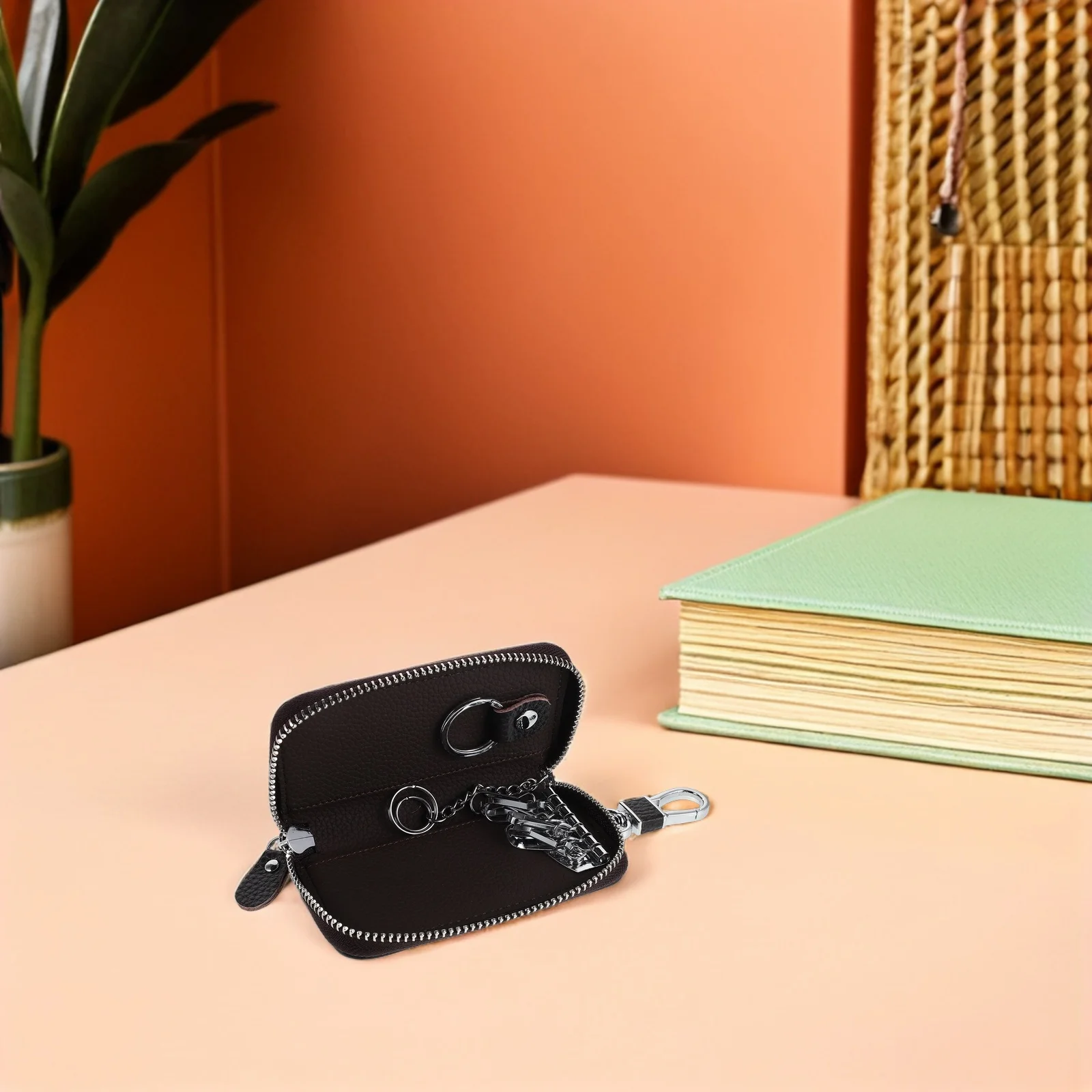 4.9 "X2.5" سيارة كم صغير البريدي المحفظة للسيدات حامل الحقيبة عملة صغيرة المنظم بولي Key مفتاح فوب حافظة تغيير محفظة المرأة مخلب #5