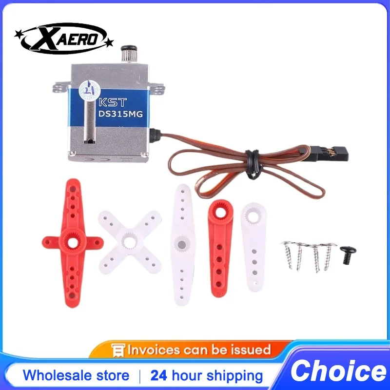 

KST DS315MG Digital Servo 8.0kg.cm, Metal Gear HV (6-8.4V) for 450 Helicopter Upgrade