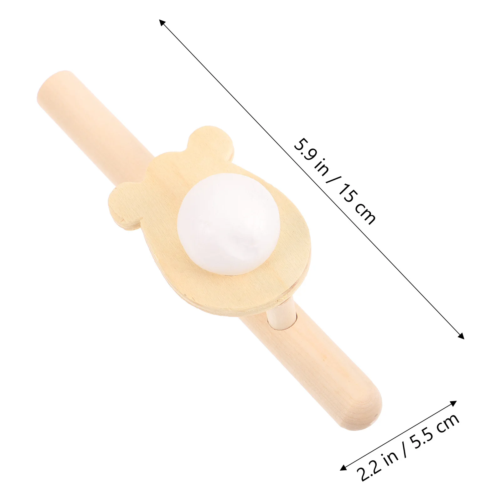 Gioco di tubi con sfera che soffia in legno da 5 pezzi per bambini Divertimento per feste in famiglia all'aperto Giocattolo per tubi per bambini, Palla che soffia galleggiante, Galleggiante in legno