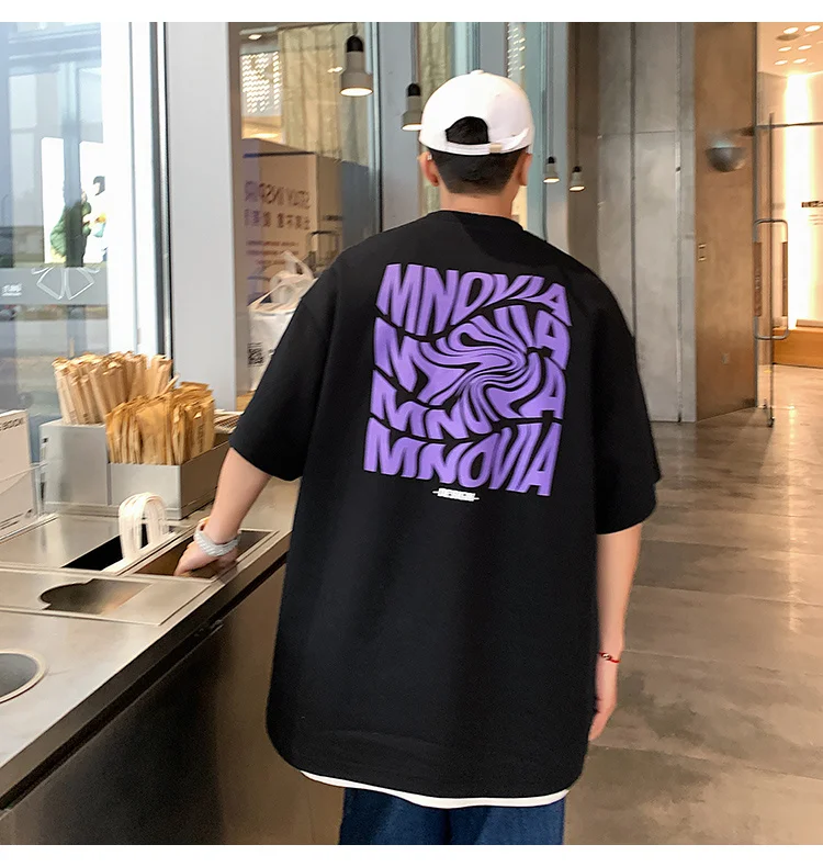 

Korea Mens Womens Short Sleeve T Shirt Fashion Print Brand Tshirt Summer Classic Cotton T-Shirt Male Female Clothes Tees Tops