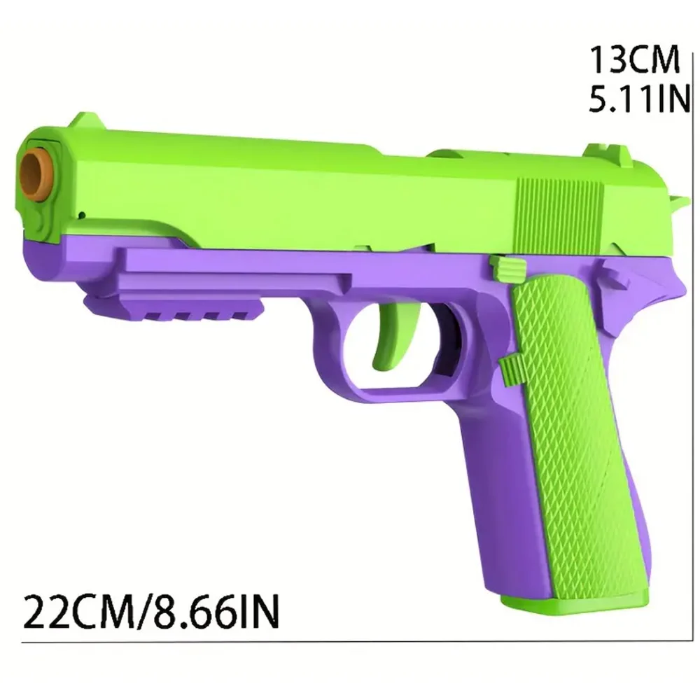 Fidget Toys-Pistola de juguete antiestrés, juguete interactivo divertido para niños, pistola de juguete con apariencia de pistola de mano Real, regalo de Navidad