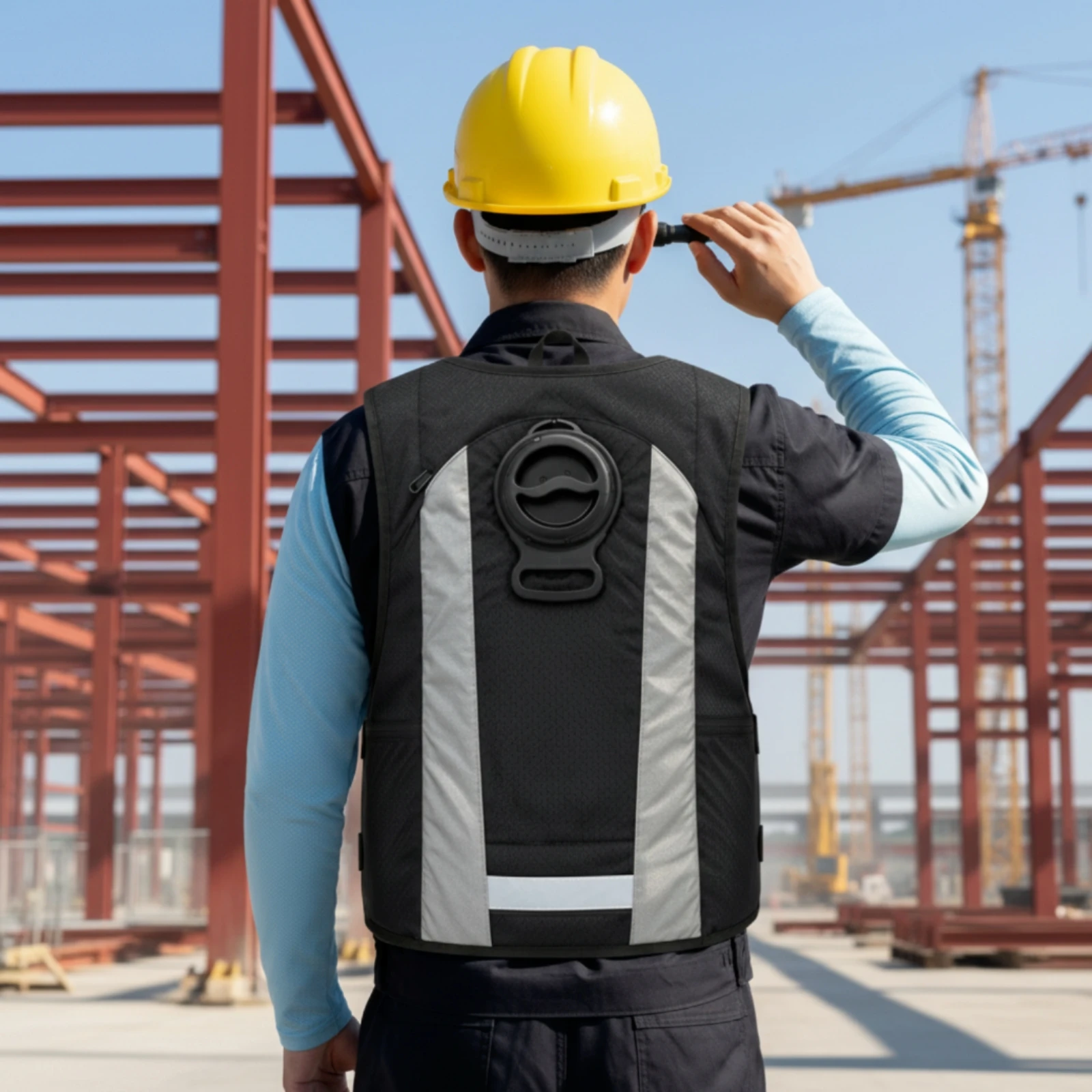 Water-Cooling Vest Reusable Cooling Vest Apparel Slim-Fitting Breathable for Outdoor Workers, Summer Activities