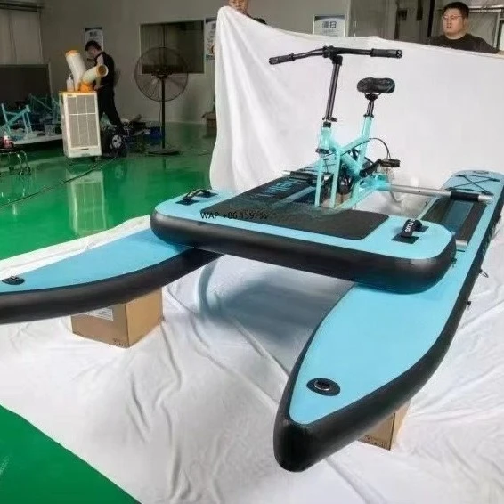 

New Water Bikes Sport Game Product Light Weight Water Bike Floating Pedal Bicycles on Lake / Sea