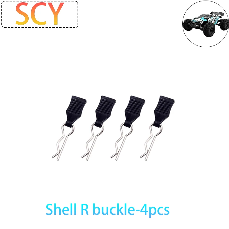 SCY 16102PRO 1/16 RC Car Original Spare Parts Shell R Buckle Suitable for SCY 16101 16102 16103 16104 16106 JJRC Q130 Car