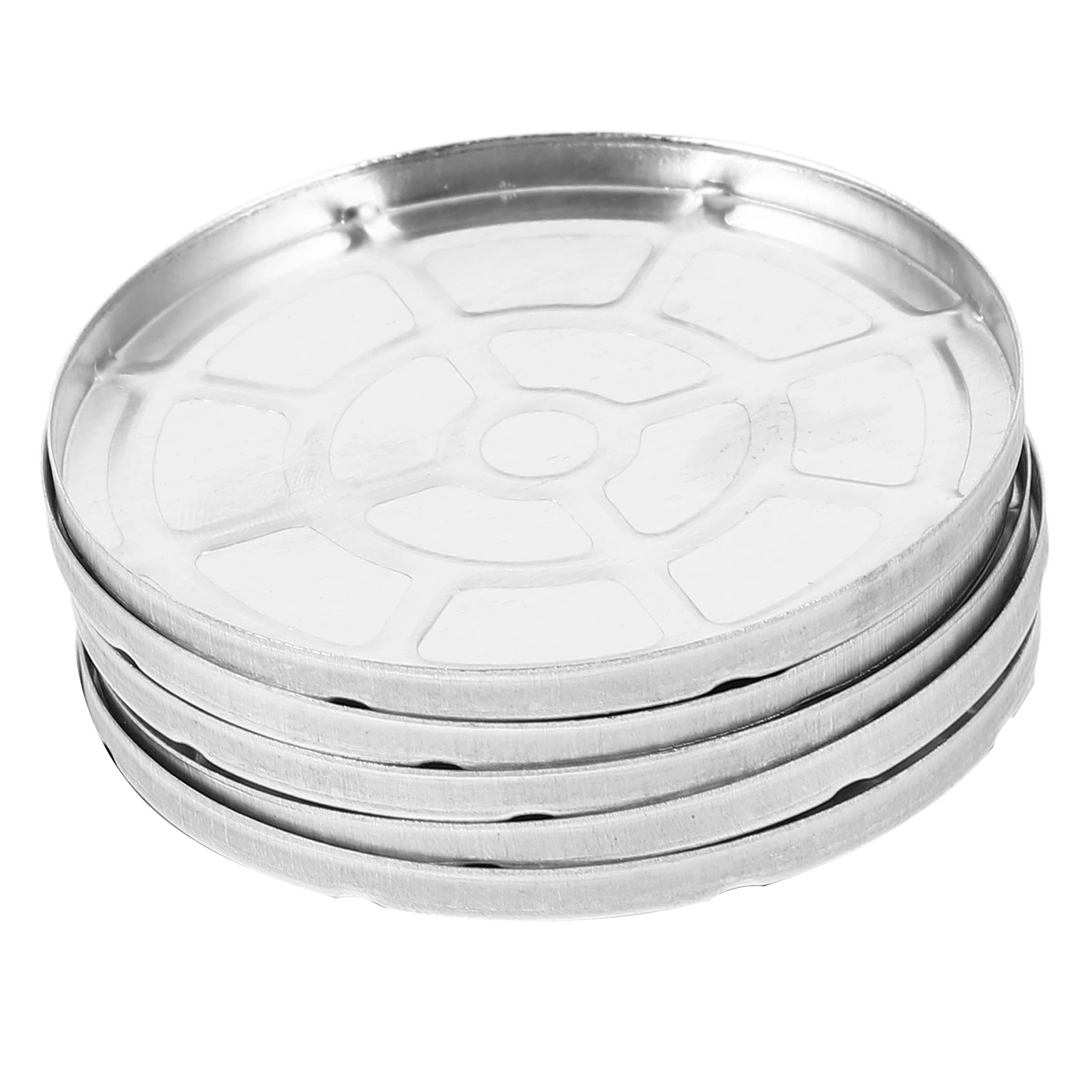 

5 Pcs Eye Shadow Box Empty Eyeshadow Case Blusher Pan Highlighter Palette Makeup Pans with Cover