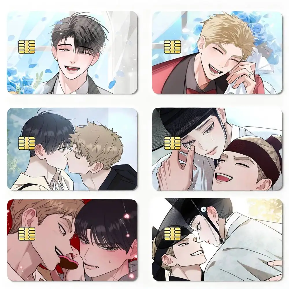 M-Manhwa R-Red S-String Q-Quests Credit Card Skin Stickers For VISA Bank Bus Metro Access Card Protective Film Cover Sticker