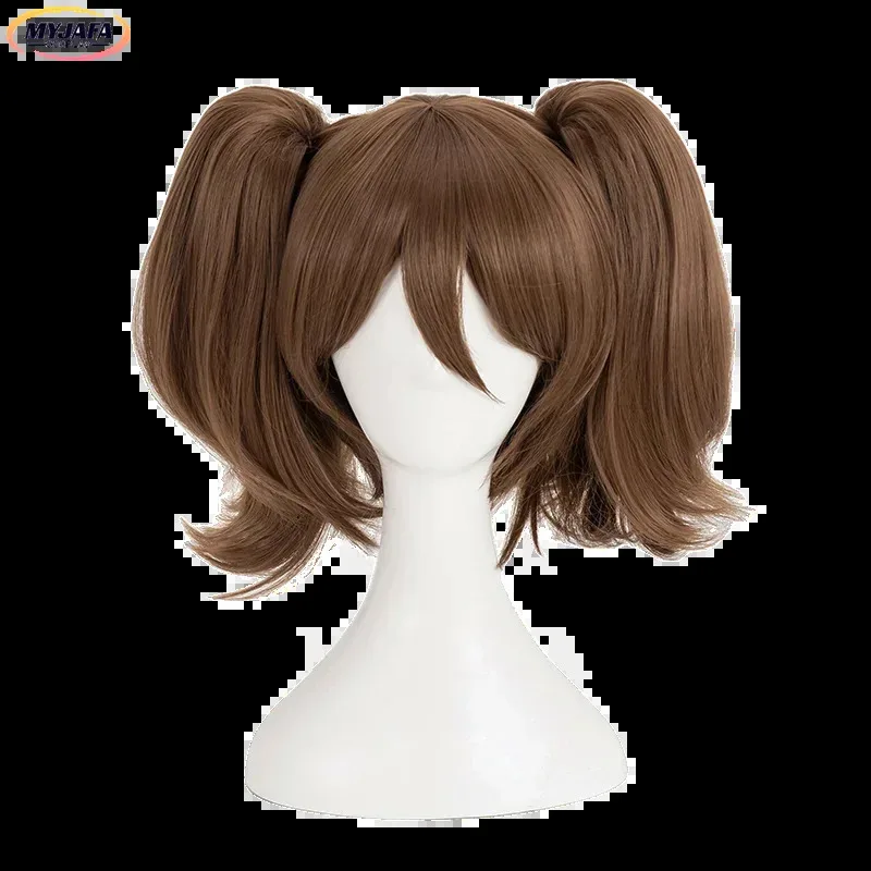 Diane-Peluca de Cosplay Serpent's Sin of Envy, cola de caballo larga con Clip marrón oscuro, pelo sintético resistente al calor, pelucas de Anime, gorro de peluca
