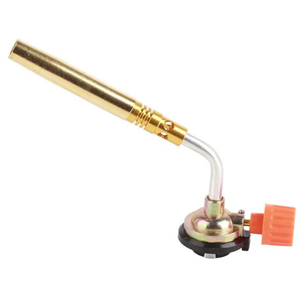 Durable High Temperature Butane Gas Torch Windproof Manual Ignition Welding Torch Adjustable Flame Culinary Torch Cooking Baking