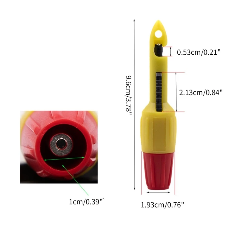 Insulation Wire Piercing Puncture Probe Test Hook Clip with 2mm/4mm Socket Automotive Car Repair Tools Easy Operation