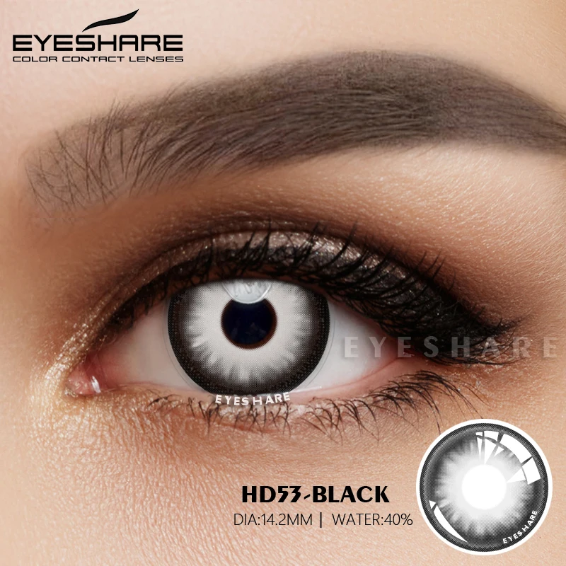 EYESHARE 2pcs Cosplay Color Contact Lens Colored Lenses for Eyes Anime Lenses Colored Contacts Yearly Colored Pupils For Eyes