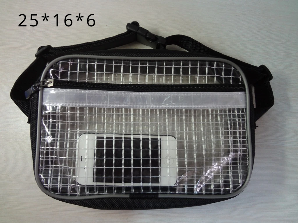 25 * 16 * 6 8-inch Reflective Strip Anti-static and Dust-free Mesh Waist Bag Anti Static Dust Free Bag