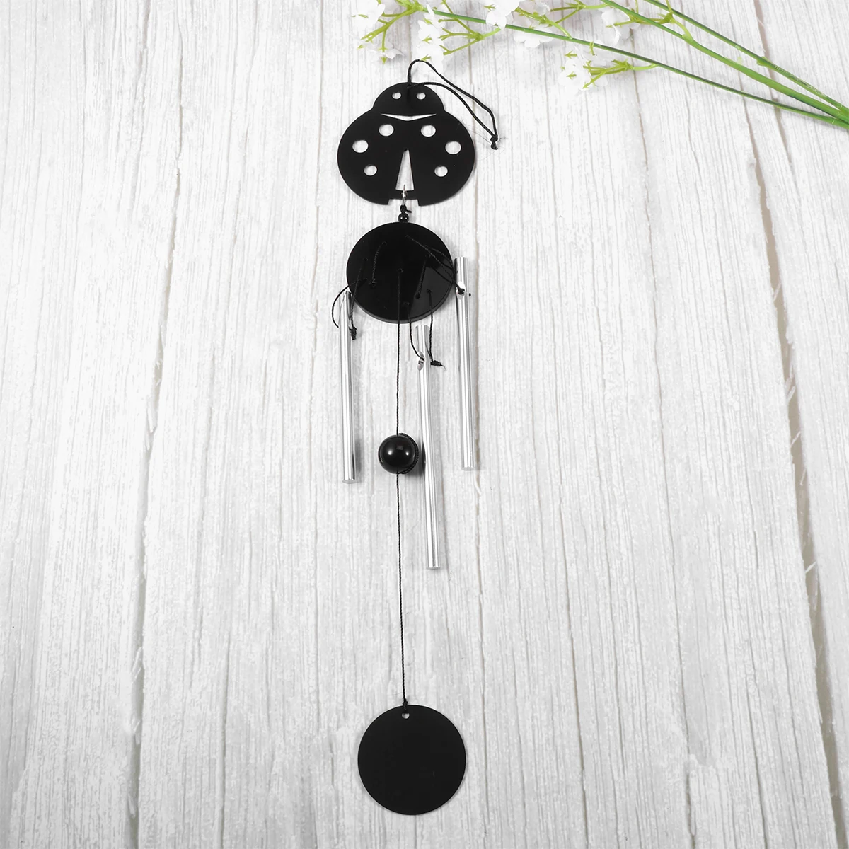 

1pc Aluminum Tube Chime Hanging Wind Bell Decorative Garden Outdoor Home Decoration Metal Windbells Aeolian Bells For Patio Lawn