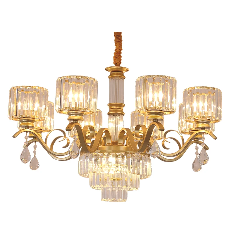 Lampada a sospensione Sala da pranzo rotonda Striscia lunga Cucina moderna Lampadario ad isola Lampade a sospensione per la decorazione di interni