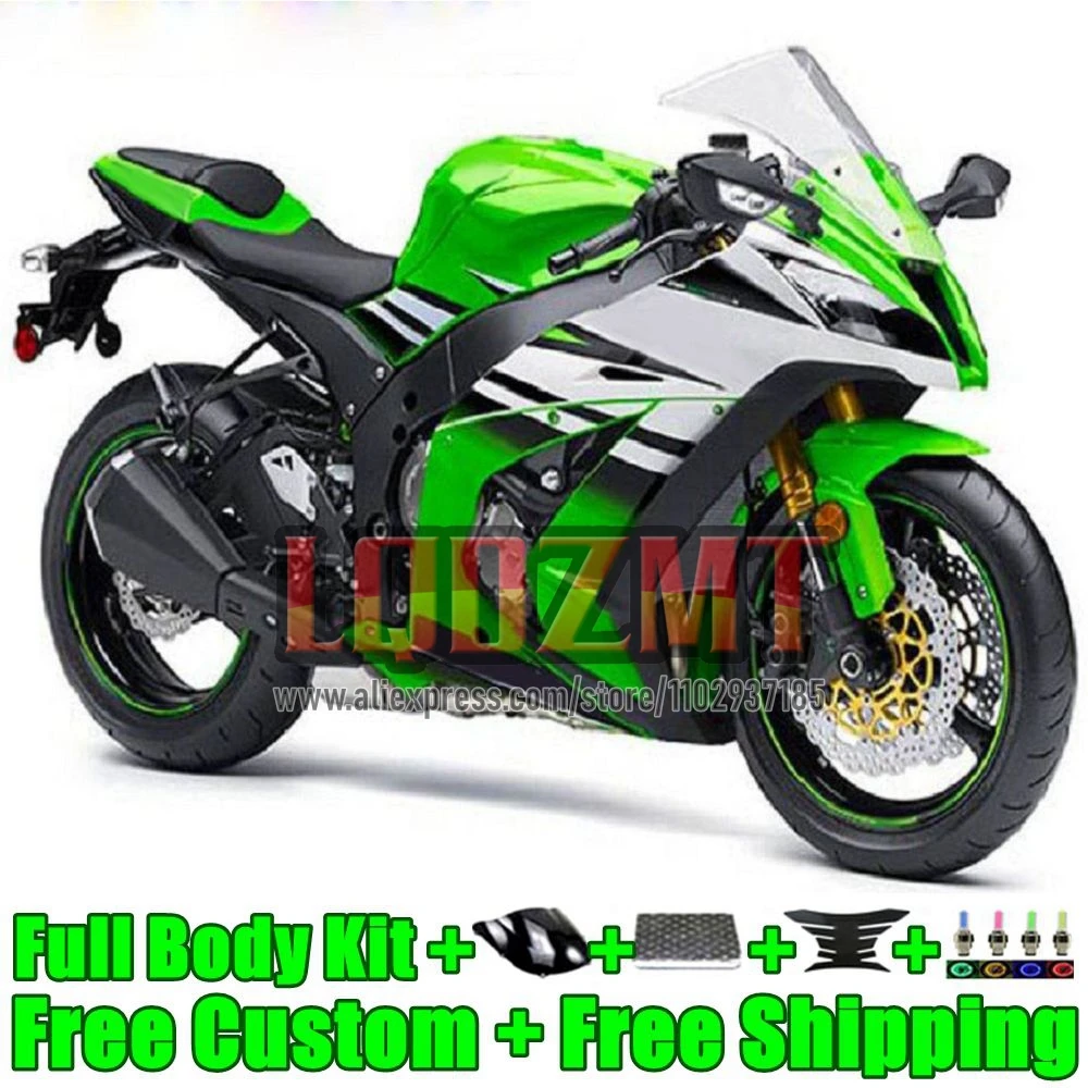 Injection Fairing For KAWASAKI NINJA ZX 10R 1000 52No.48 stock green ZX10R 2011 2012 2013 2014 2015 ZX-10R 11 12 13 14 15 Frame