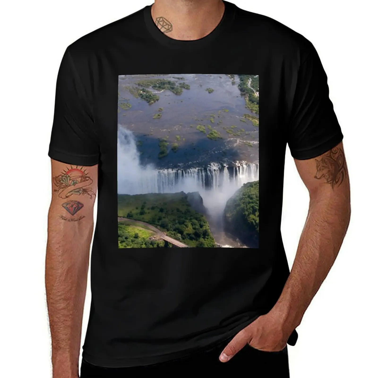 Victoria Falls T-Shirt Odor Resistant Short Sleeve Top T-Shirt
