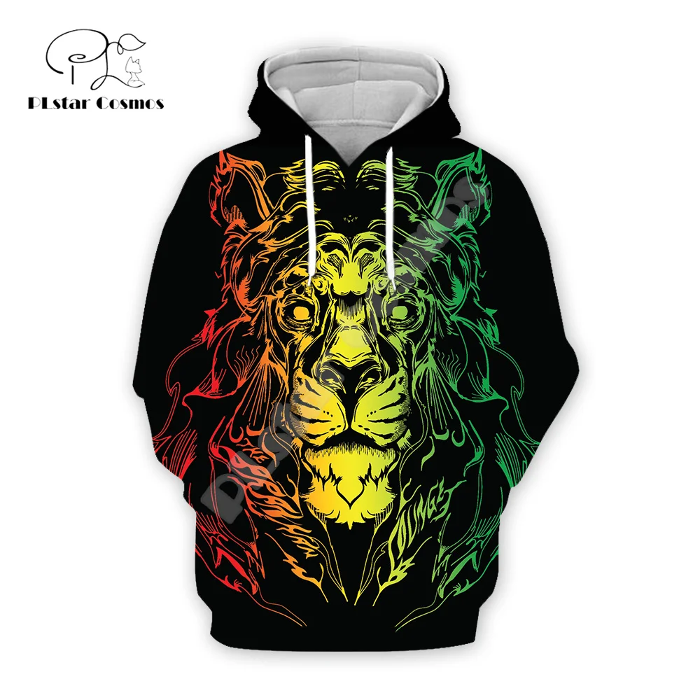 

NewFashion Bob Marley Reggae Musician Rastafari Lion Tattoo Vintage 3DPrint Men/Women Pullover Harajuku Casual Jacket Hoodies X9