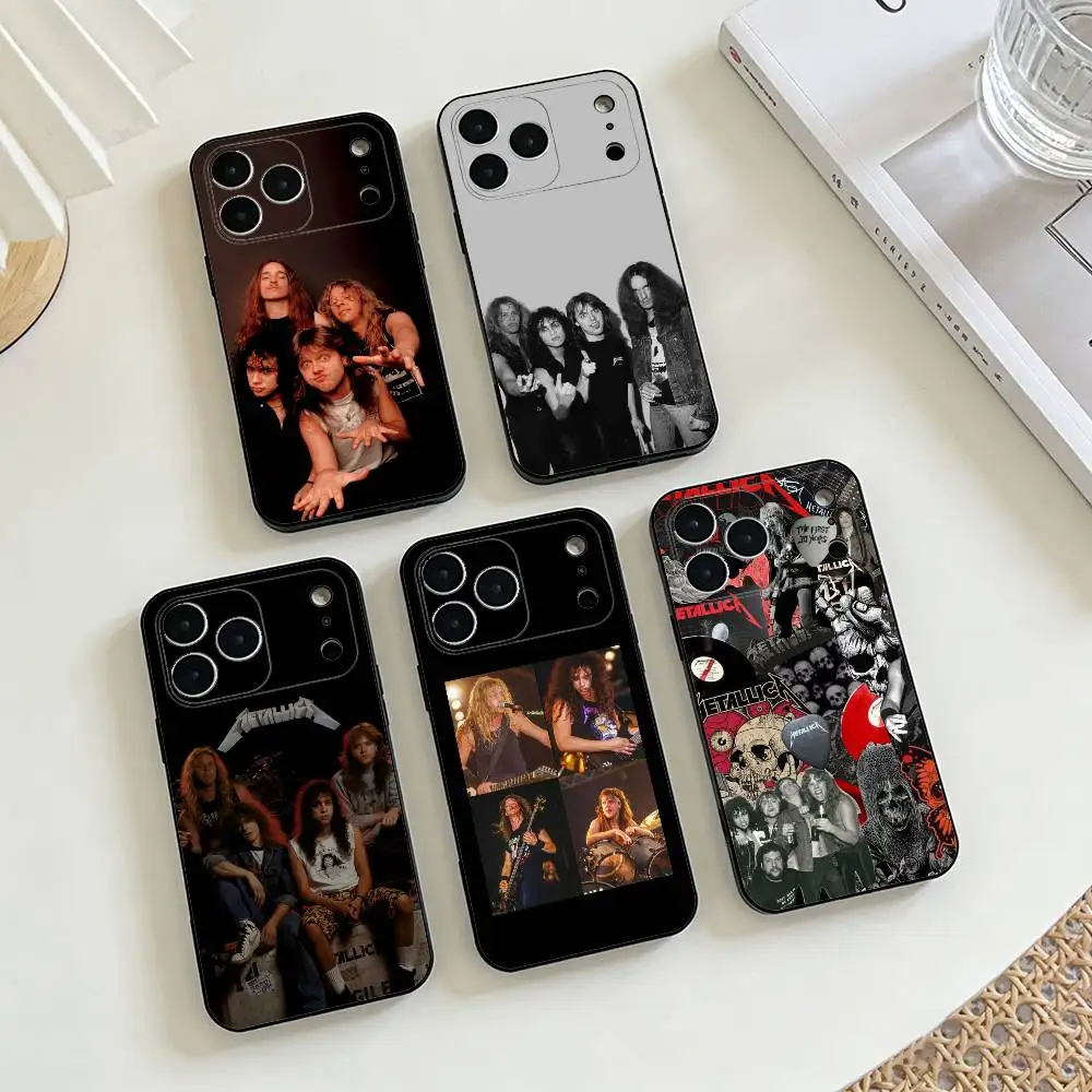 

Heavy Metal Band M-Metallica Phone Case Silicone Soft For IPhone 17 16 15 14 13 12 11 X XR Plus Pro Max Plus