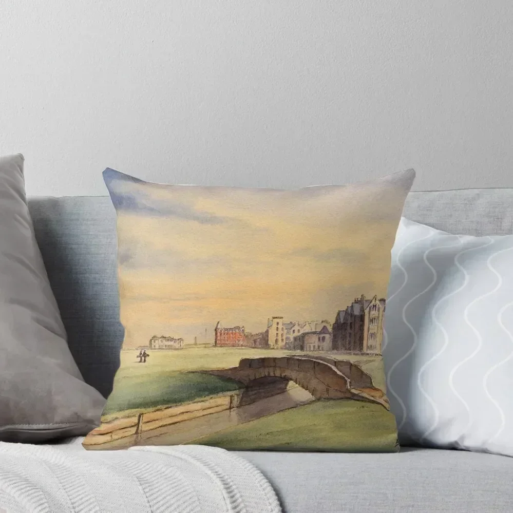 

The greatest golf course in Scotland. Throw Pillow Plaid Sofa pillow pillowcase Pillowcases Bed Cushions pillow