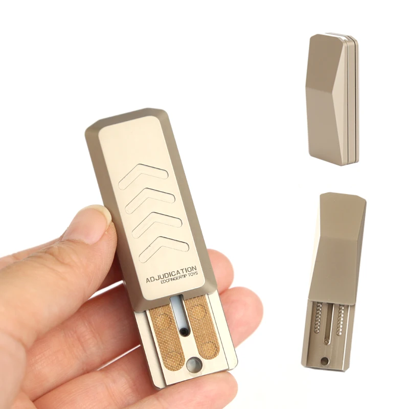 لاقط الفولاذ المقاوم للصدأ الميكانيكية المنزلق EDC ألعاب متململة الميكانيكية تململ المنزلق مكتب الإجهاد الإغاثة لعب الكبار هدية