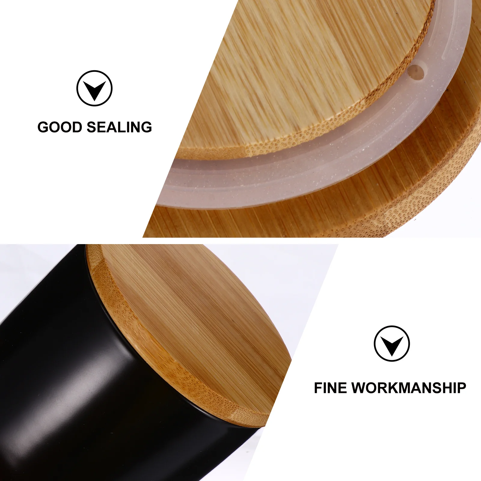 

2pcs Ceramic Storage Jars Small Lightweight Portable Tea Leaf Container Multi-Purpose Sealed Can For Dry Goods Snacks