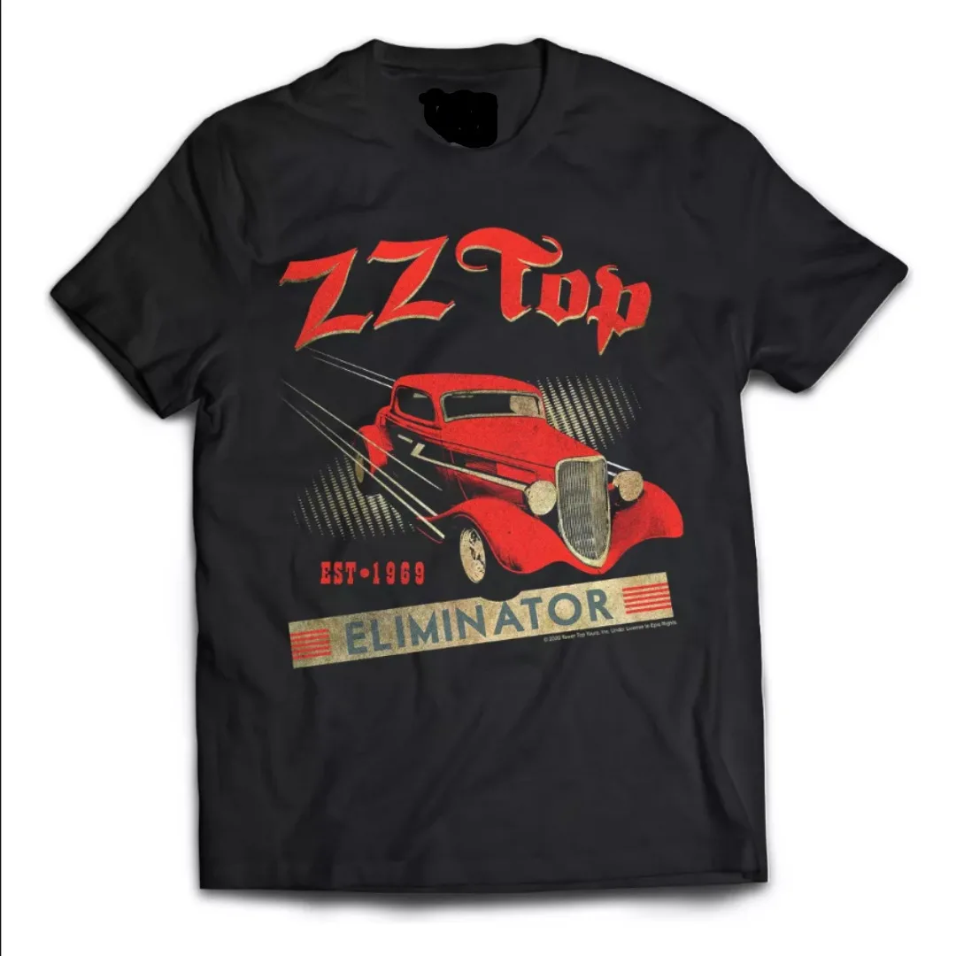 ZZ Top Eliminator Tour T Shirt 1983 Modern Hot Rod Car