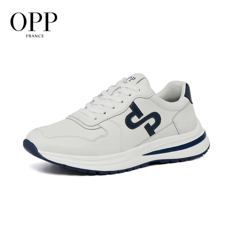OPP Zapatillas nuevas originales de gama alta 574 zapatos deportivos de cuero genuino equilibrio moda Zapatillas Hombre diseño de lujo hombres