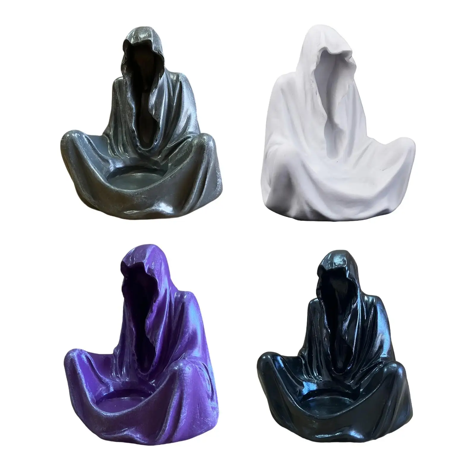 Ghost Tealight Candle Holder Wizard Candlestick Candelabrum Candelabras for Room