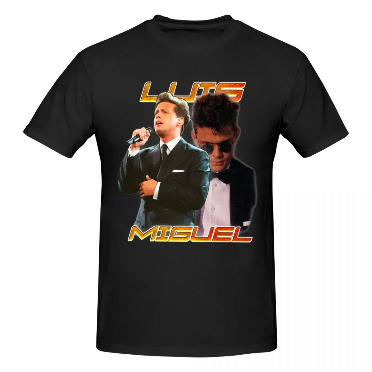 Men Luis Miguel El Sol De Mexico T Shirt Vintage Oversized O-neck Cotton Sleeve Custom Tshirt Men