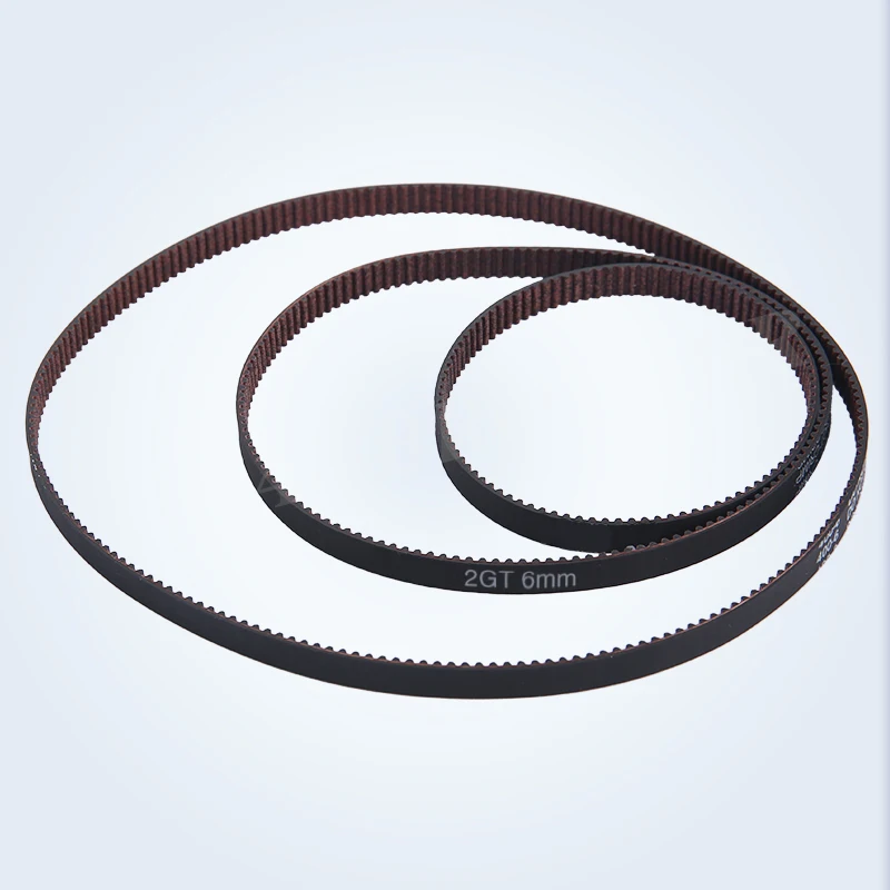 1PCS 2GT 6mm Non-slip Closed Belt Pulley GT2 Closed Loop Timing Belt Length 200mm 280mm 300mm 400mm Synchronous Wheel Belts