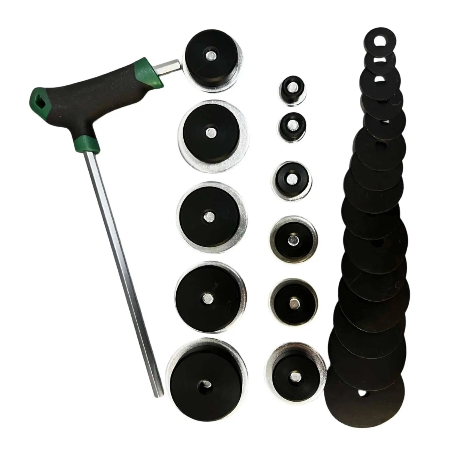 Saxophone Pad Seating Tool with Multi Size Round Grinding Heads for Alto Tenor Soprano Sax Service