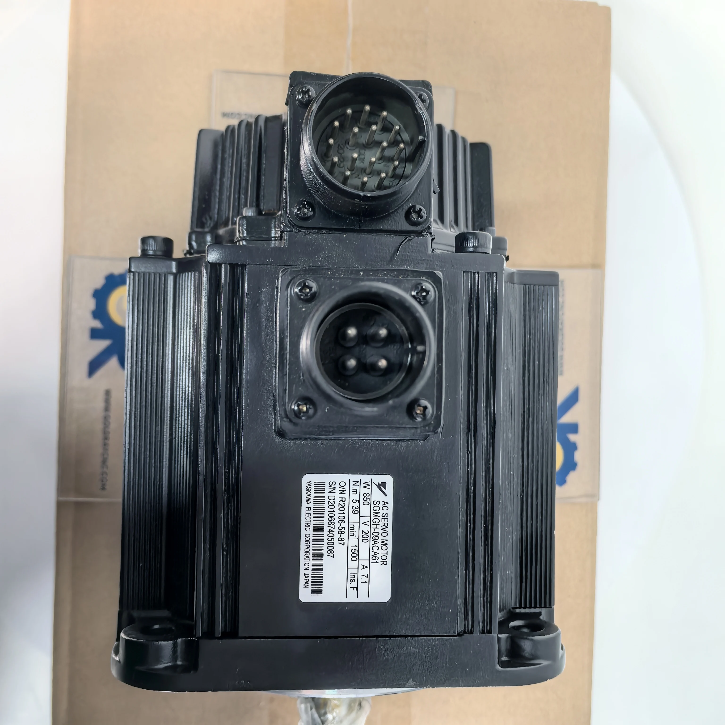 New In Box Yaskawa SGMGH-09ACA61 Servo Motor 1 Year Warranty In Stock