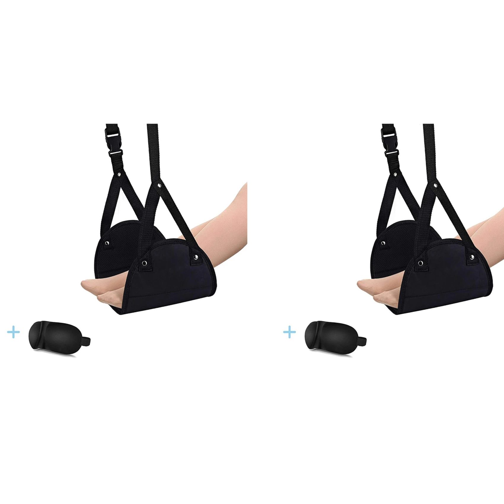 ABXF-2X مسند قدم مريح، مسند للقدمين للسفر، مسند للساق على شكل طائرة، أرجوحة للقدم، ملحقات مكتبية للحمل