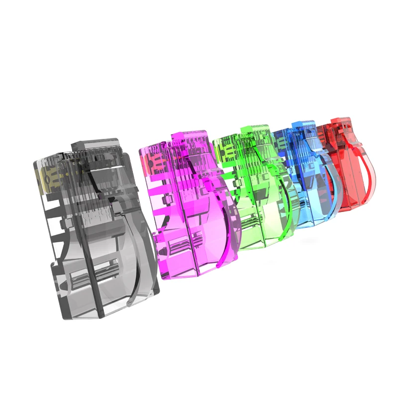

2000 шт., высококачественная простая вилка CAT5E через разъем RJ45