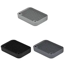 Caja de arena para gatos con plataforma integrada y bandeja