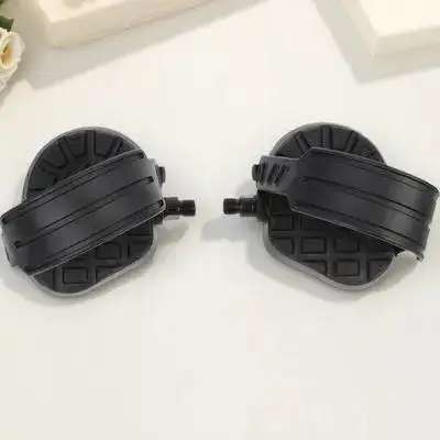 زوج واحد من دواسات الدراجة الرياضية المصنوعة من مادة ممتازة، تصميم مسطح مضاد للانزلاق لصالة الألعاب الرياضية وركوب الدراجات لفترة طويلة، الراحة والكفاءة