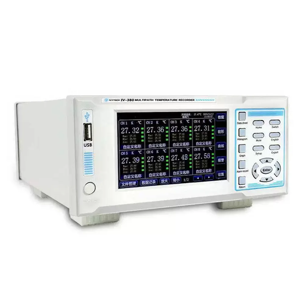 Multi-channel Temperature Tester IV390 24 Channel Temperature Inspection Instrument Multi-channel Temperature Recorder