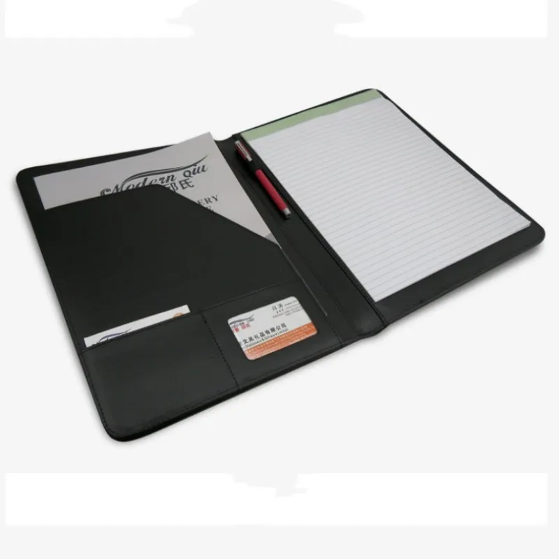 Picture 6: Multifunctional 403 A4 Conference Folder Business Stationery Folder Leather Contract File FoldersTravel Document Folder