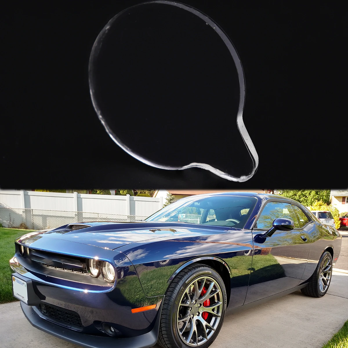 Rain Light Sensor Gel Pad For Dodge Challenger Adhesive Film Silicone Cushion Windscreen Chip Repair Kit Multi-Purpose Tape 15 -