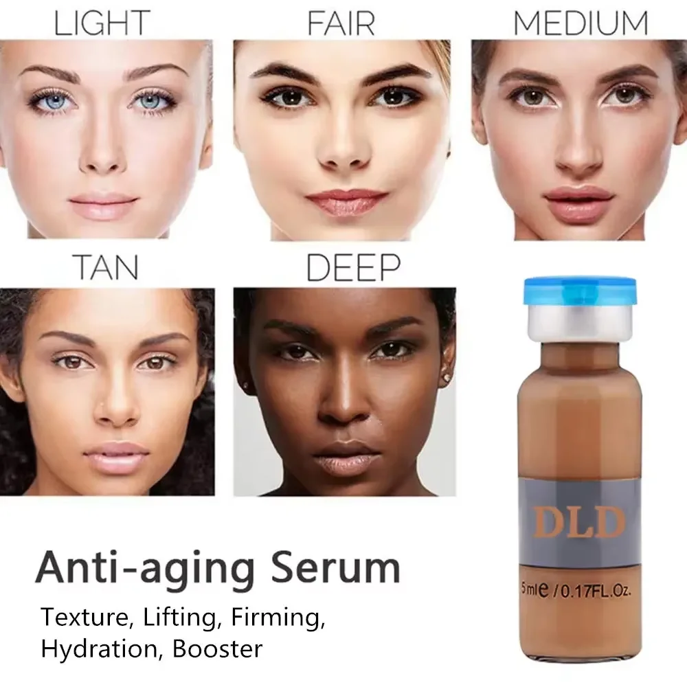Korea 5ml Facial BB Cream Glow Ampoule Hyaluronic Acid Niacinamide Foundation Moisturizing Skin Rejuvenation Beauty Kit