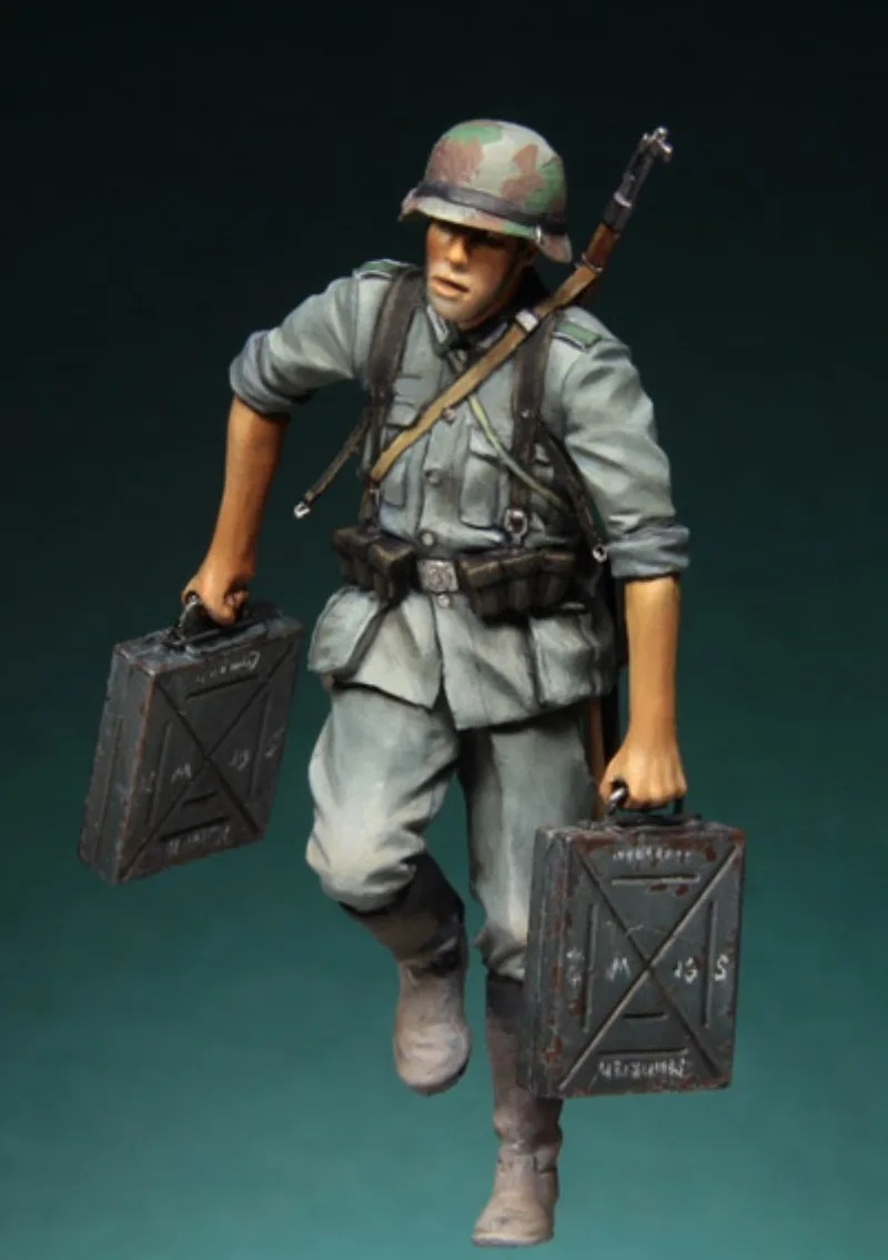 1/35 Scale Resin Figure Assembled Model Kit Infantry Hobby Collection Miniature Toy Gift Diorama Unassembled and Unpainted N178