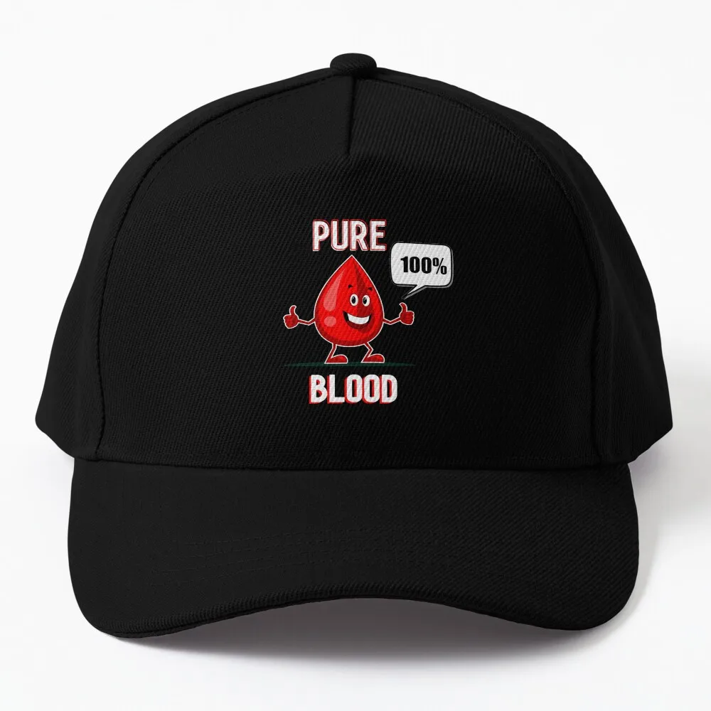 

100% Pure Crimson Blood Drop Baseball Cap New Hat custom hats Woman Hats Men's