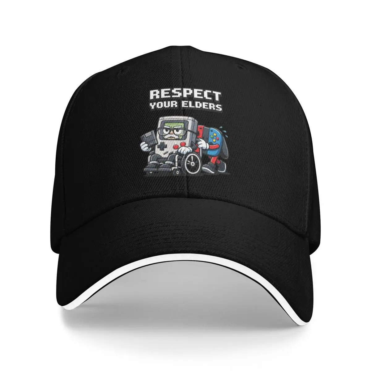 Baseball Caps Respect Your Elders Gaming Control Retro Funny Gamer 2026 Casquette Female Male Sport Spring Hats