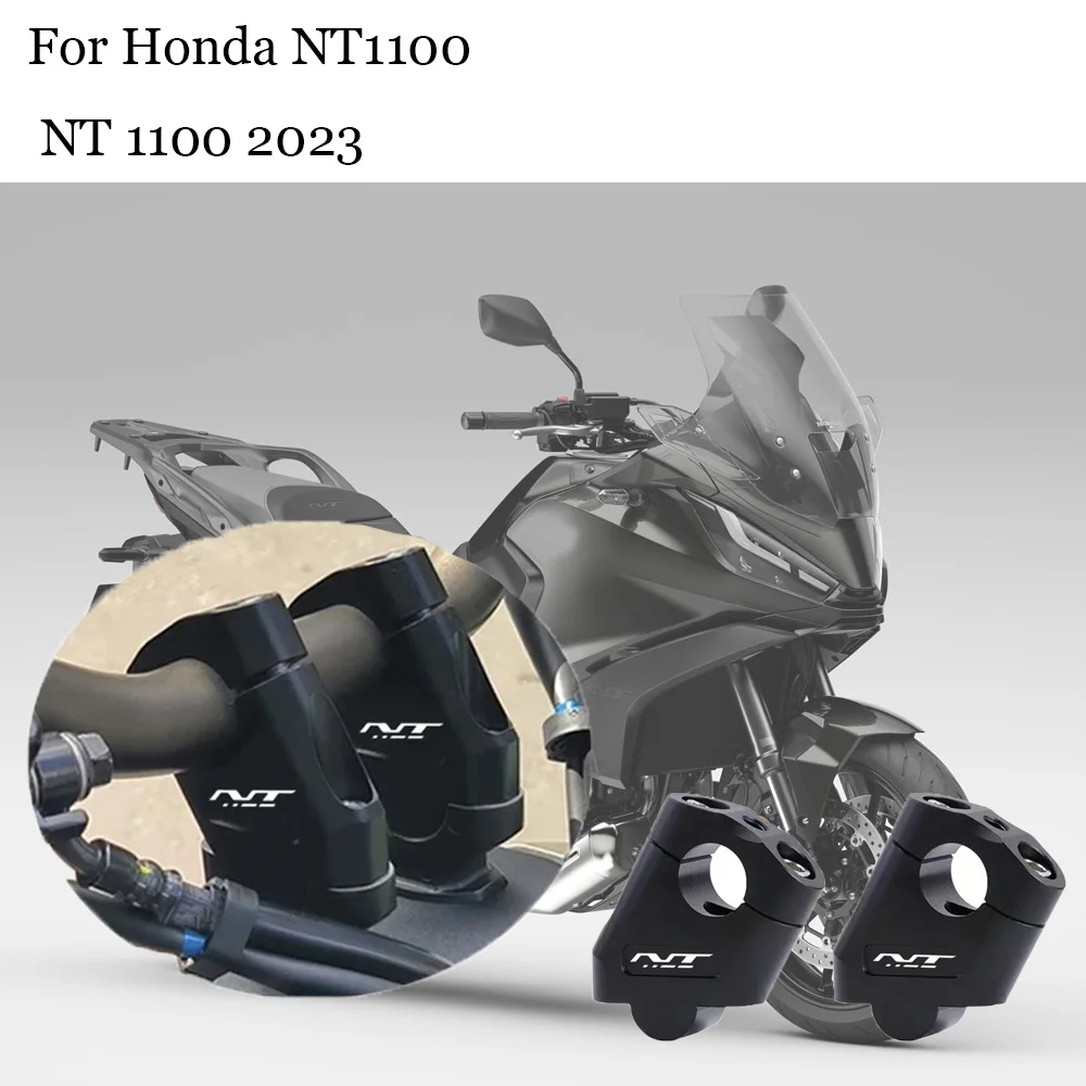 

For Honda NT1100 NT 1100 2023 Motorcycle Handlebar Riser Bar Mount Handle Heightening Clamp Pit Motorbike Accessories
