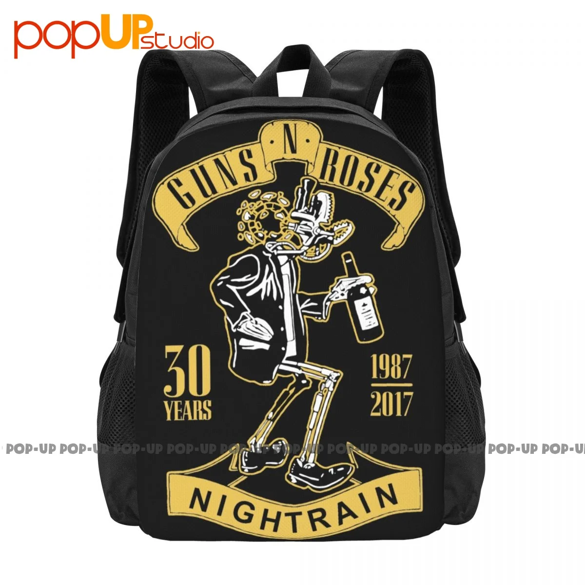 Guns N Roses Nightrain 30 Years 1987 2017 Colection Gnfnr Backpack Large Capacity Gym Personalised