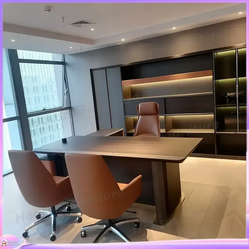 Modern L Shaped Desk Custom Office Computer Table Gaming Workstation Home Office Furniture Corner Writing Desk with Storage