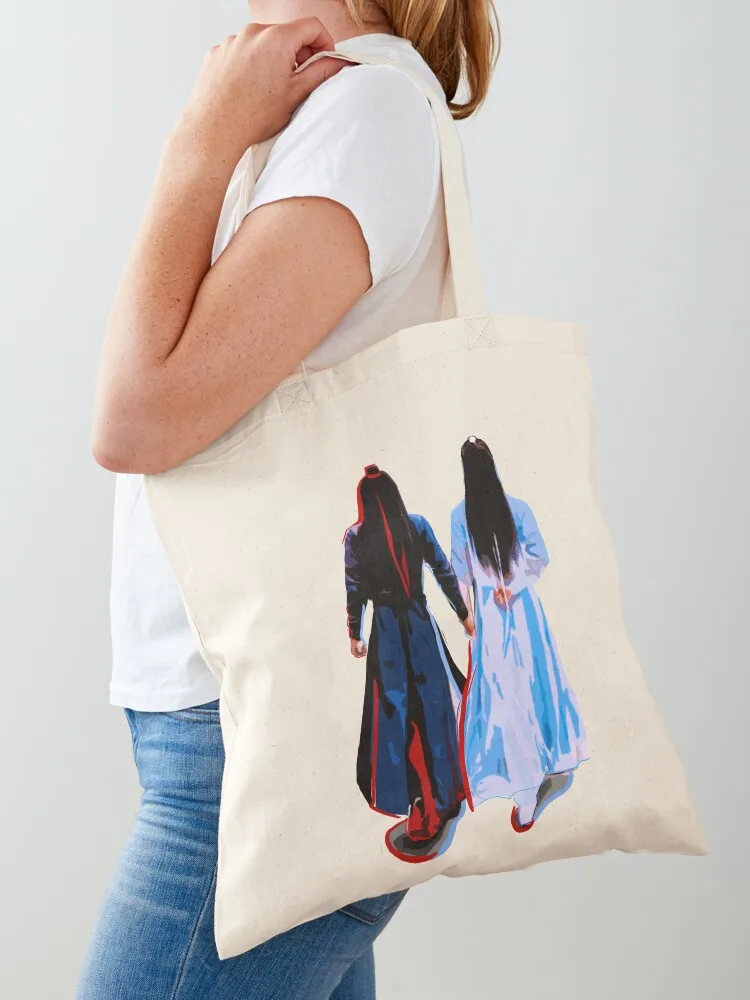 The Untamed WangXian Holding Hands Edit Tote Bag tote bags aesthetic canvas bags Women's tote bag large bag