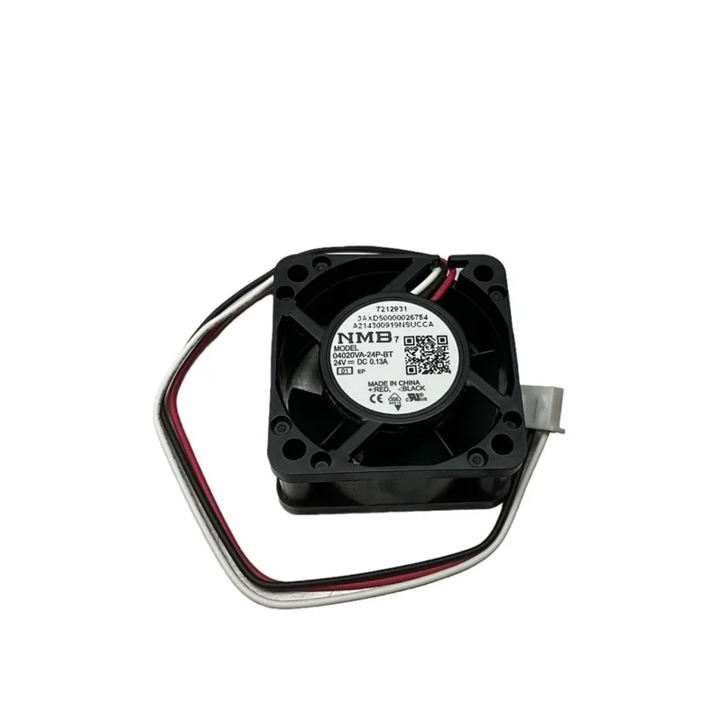 L+ 10pcs for NMB 04020VA-24P-BT MODEL DC 24V 0.13A 4CM New cooling fan