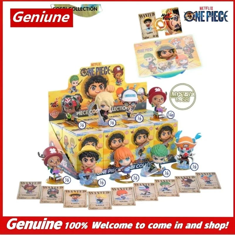 

New HotToys One Piece Cosbi Mini Figure Blind Box Anime Chibi Collectible Cartoon Action Figure For Anime Fans Boys Holiday Gift