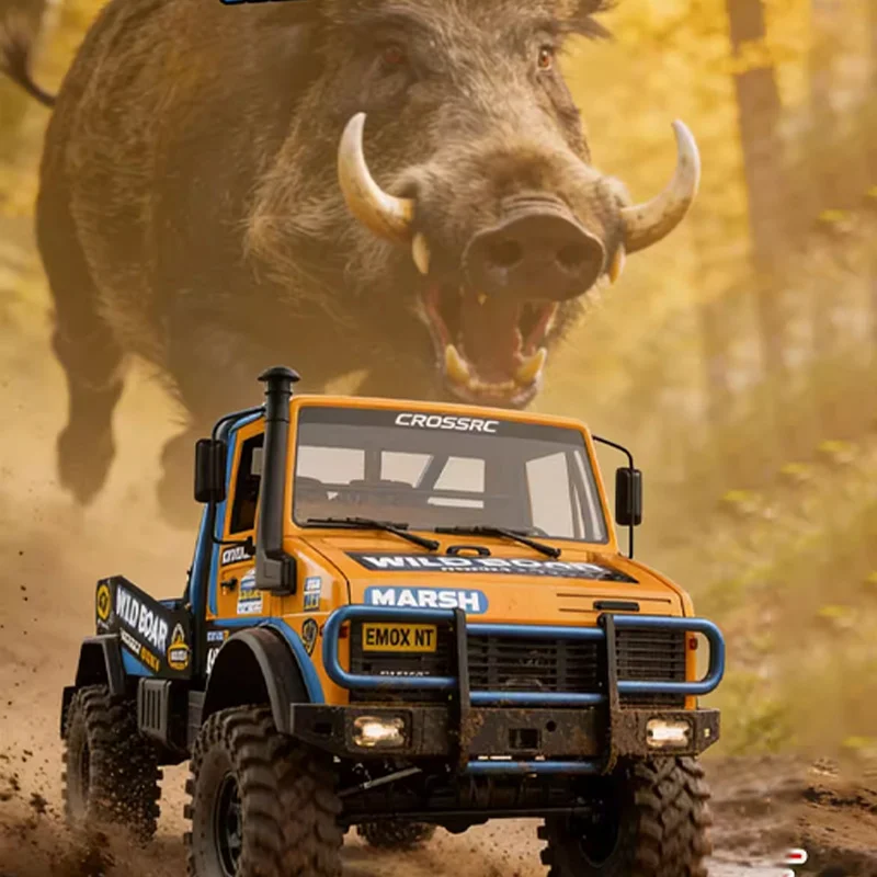 Cr 1/8 Emox Nt Wild Boar Rc Car Simulation Remote Control Electric Off Road Rainforest Crossing Mud Rally Climbing Vehicle Model